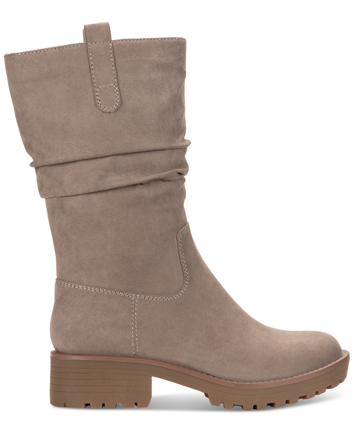 Sun + Stone Women's Nelliee Lug Sole Slouch Boots, Created for Macy's