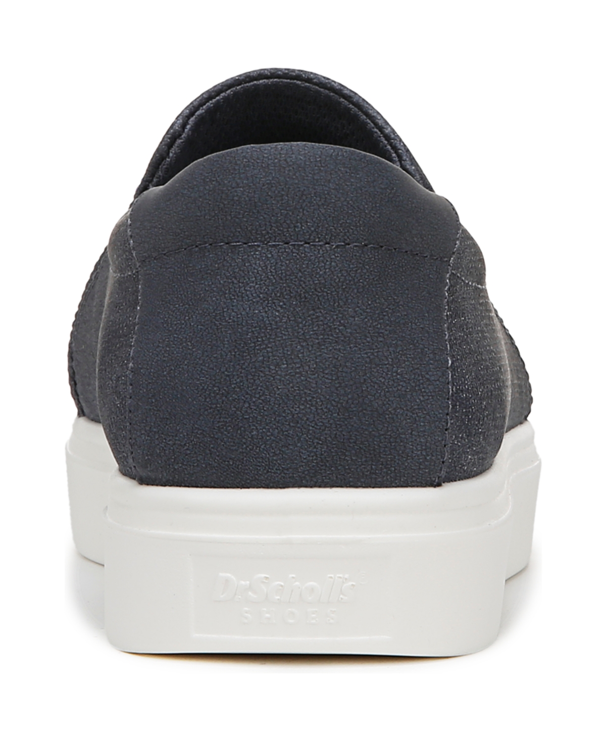 Shop Dr. Scholl's Women's Madison Cloud Slip On Sneakers In Oxide Blue Faux Leather