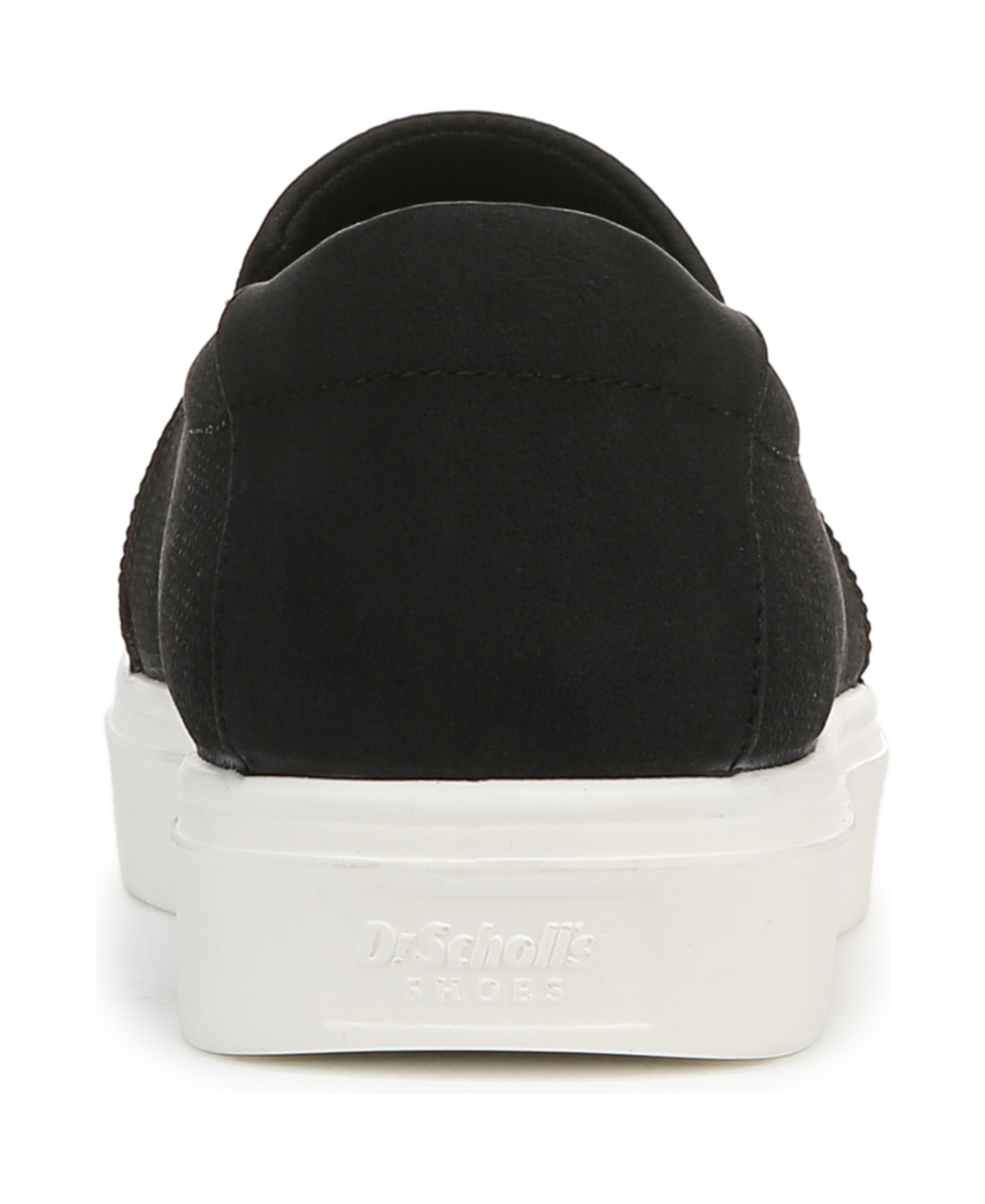Shop Dr. Scholl's Women's Madison Cloud Slip On Sneakers In Black Faux Leather