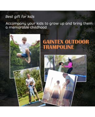 12 Feet Recreational Trampoline with Basketball Hoop