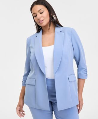 I.N.C. International Concepts - Plus Size 3/4-Sleeve Blazer