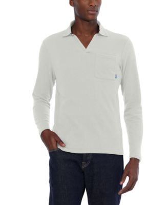 SCOTCH & SODA - Men's Relaxed-Fit Long-Sleeve Pocket Polo Shirt