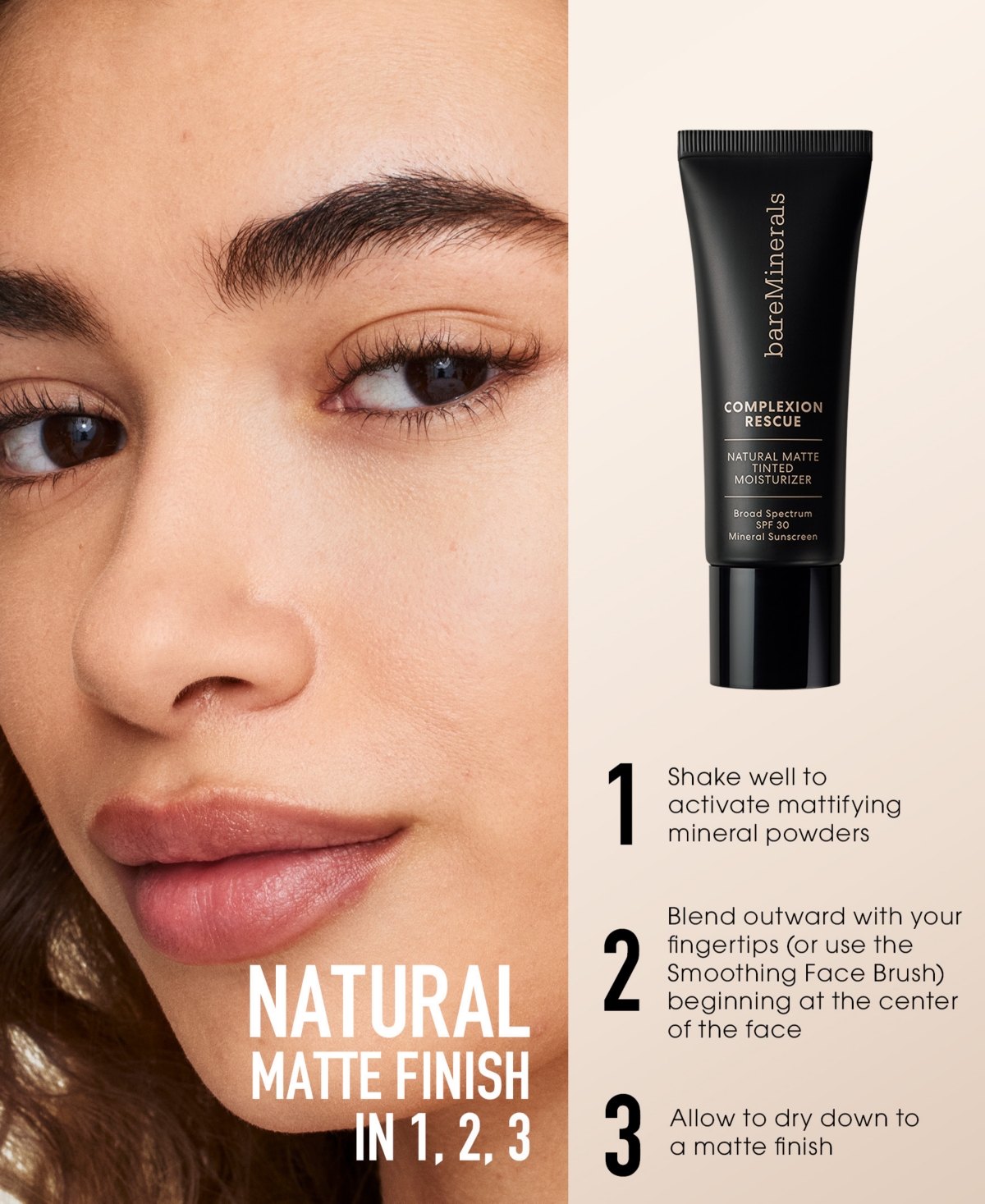 Bareminerals Complexion Rescue Natural Matte Tinted Moisturizer Mineral Spf 30 In Buttercream 03