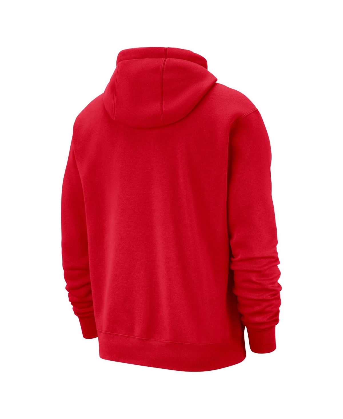 Nike Men'sMemphis Grizzlies 2024/25 City Edition Essential Club Pullover Hoodie - Red