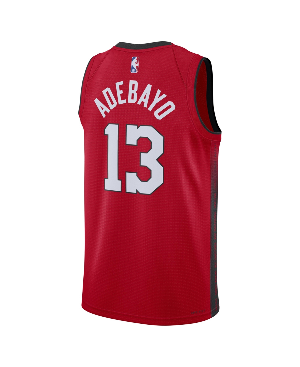 Nike Men's and Women'sBam Adebayo Miami Heat 2024/25 City Edition Finished Swingman Jersey - Red