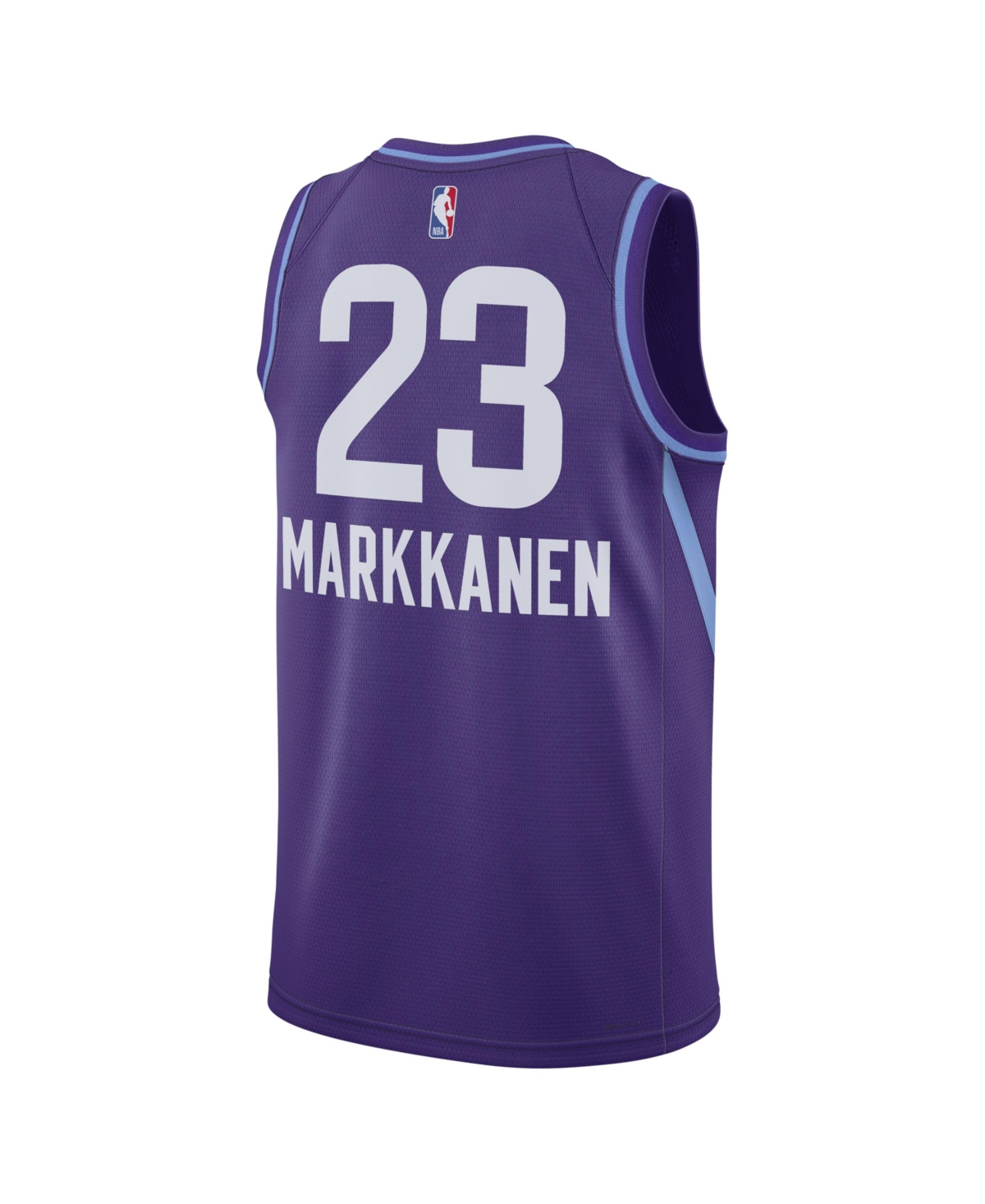 Nike Men's and Women'sLauri Markkanen Utah Jazz 2024/25 City Edition Finished Swingman Jersey - Purple