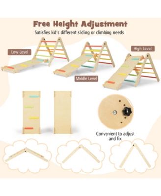 7-in-1 Toddler Climbing Toy Connected Table and Chair Set for Boys and Girls Aged 3-14 Years Old