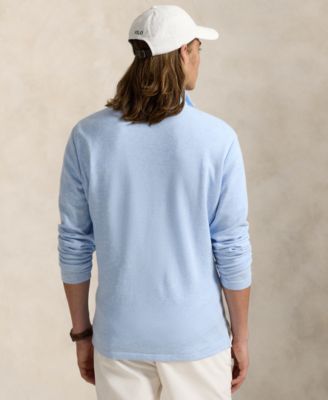 Men's Cotton-Blend Jacquard Pullover