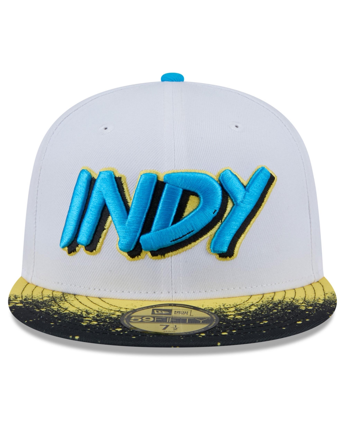 New Era Men'sIndiana Pacers 2024/25 City Edition 59FIFTY Fitted Hat - White