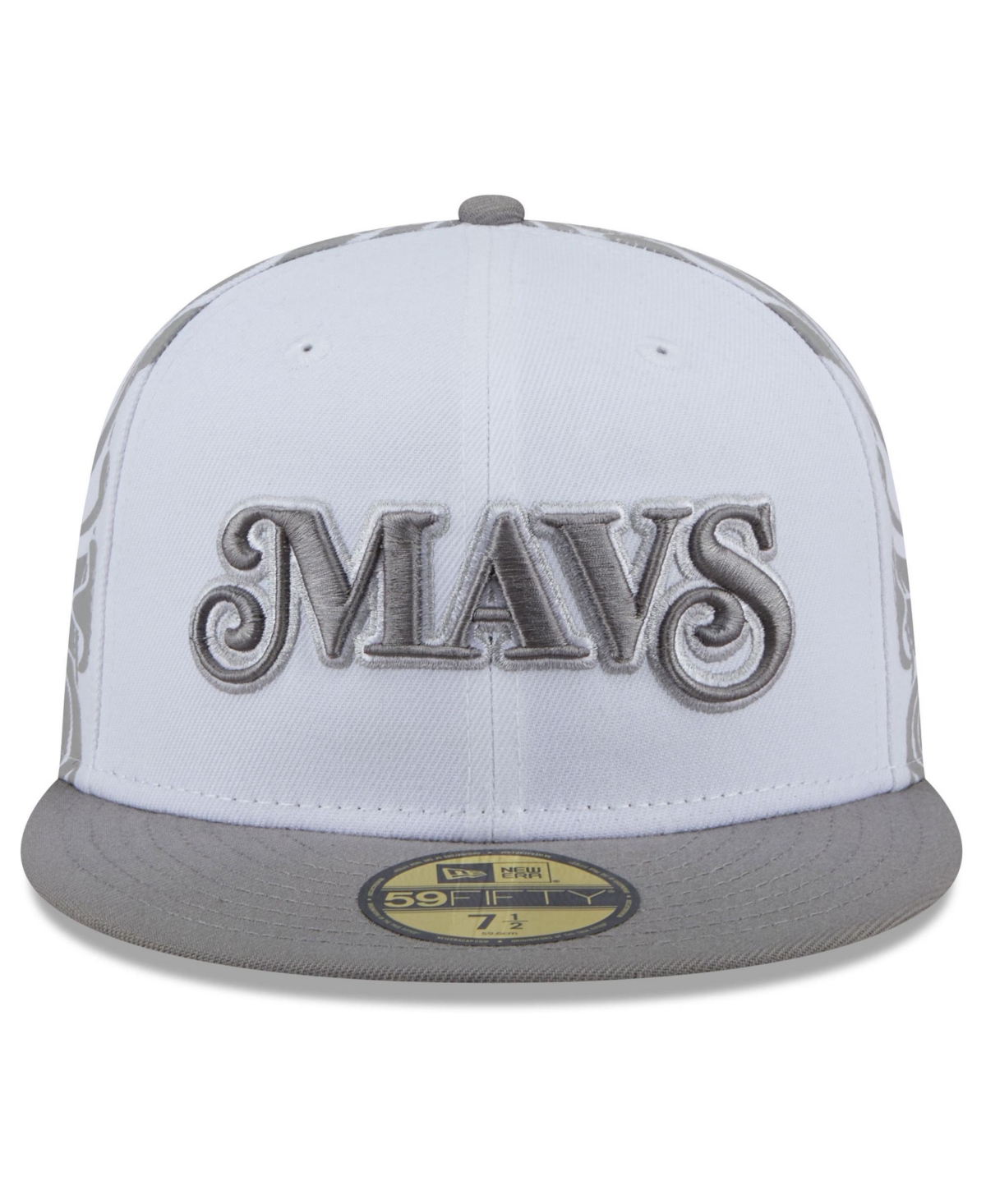 New Era Men'sDallas Mavericks 2024/25 City Edition 59FIFTY Fitted Hat - White