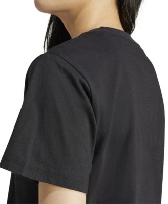 Women's Short-Sleeve Cotton Crewneck Logo T-Shirt