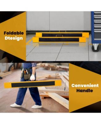 2 Pack Heavy Duty Sawhorse with Steel Folding Legs