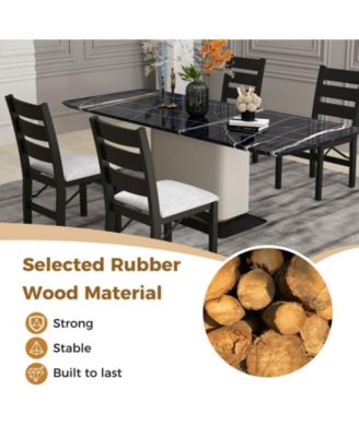 Modern Upholstered Folding Chairs Set of 2 with Comfy Backrest