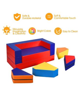 4-in-1 Crawl Climb Foam Shapes Toddler Kids Playset