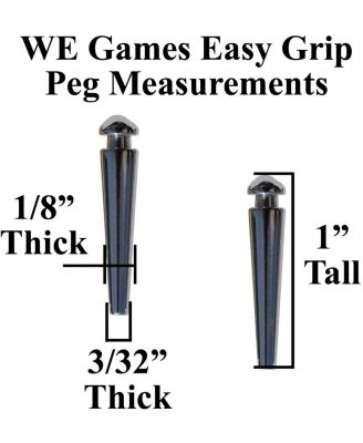 WE Games Deluxe Cribbage Set - Solid Oak Wood Continuous 3 Track Board