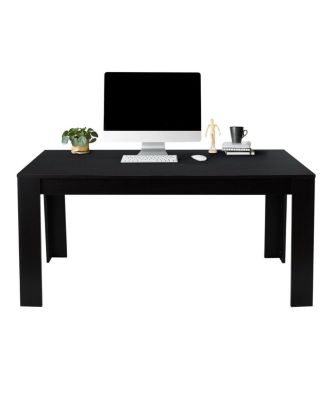 63 Inch Rectangular Modern Dining Kitchen Table for 6 People