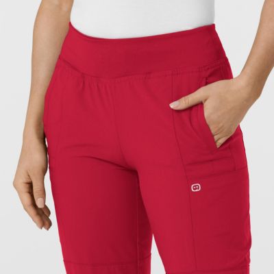 Petite W123 Comfort Waist Cargo Jogger Scrub Pant
