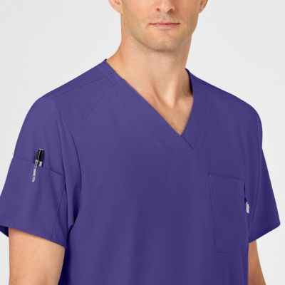 Men's W123 V-Neck Scrub Top