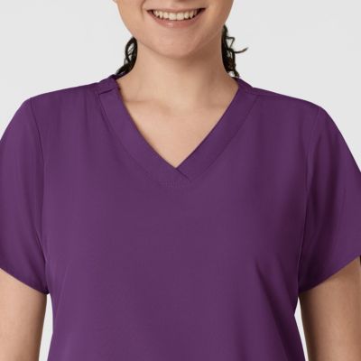 Women's W123 Basic V-Neck Scrub Top