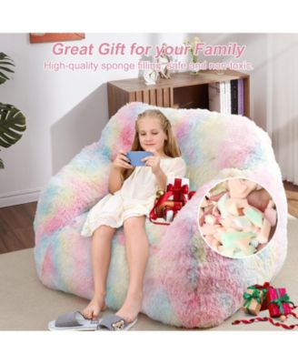 Bean Bag Chairs for Kids, 51" Colorful Bean Bag Chair with Filler