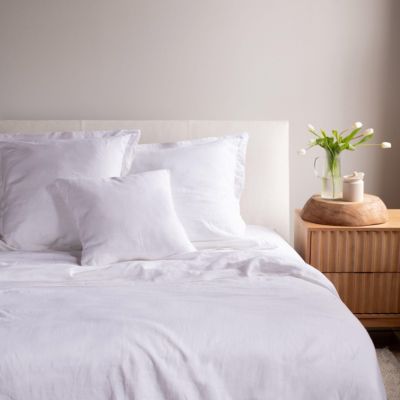 French Linen Flanged Euro Sham