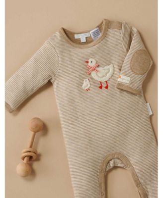 Baby Boy and Baby Girl Stripe Coverall