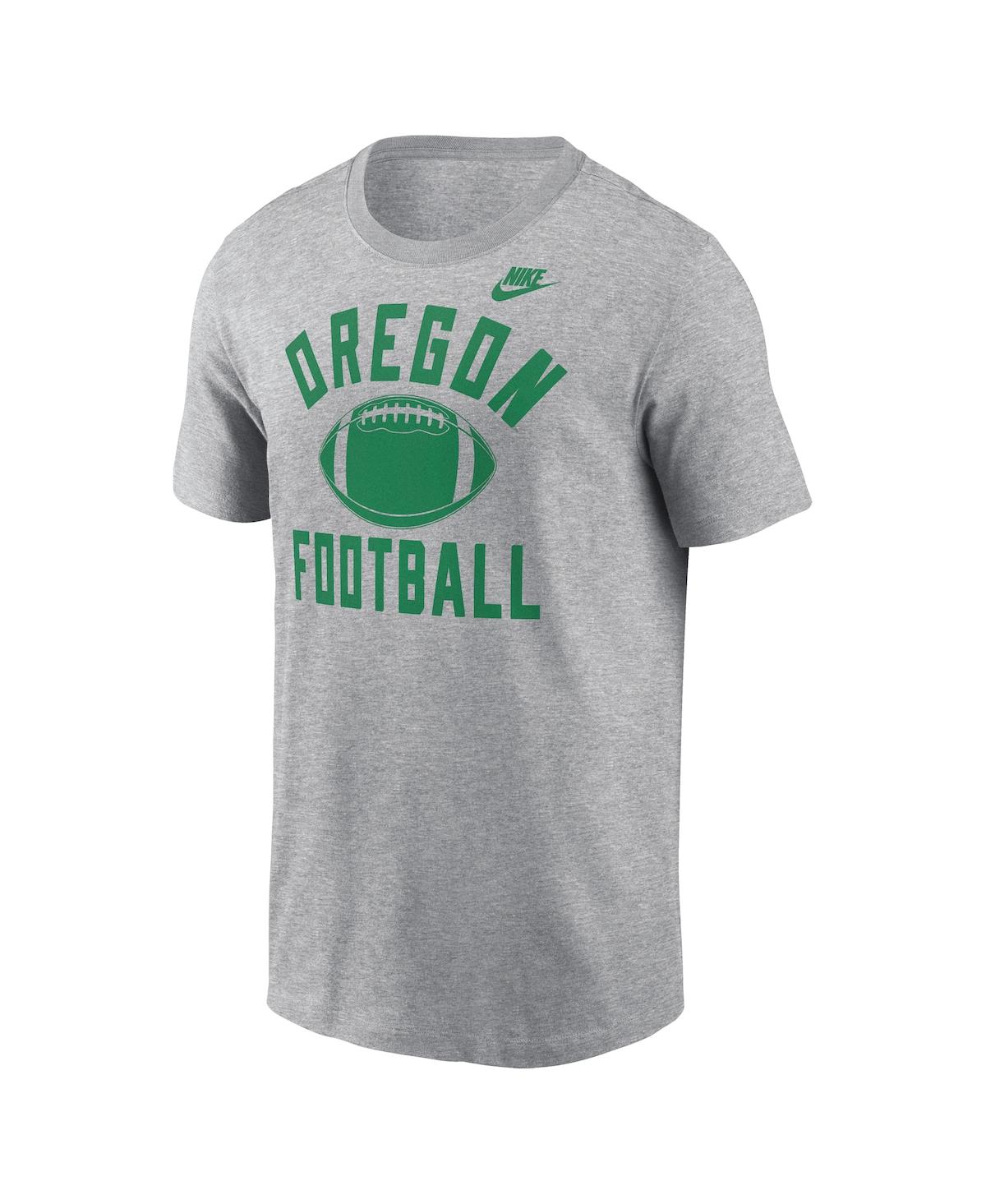 Nike Men'sOregon Ducks Legacy Football Icon T-Shirt - Heather Gray