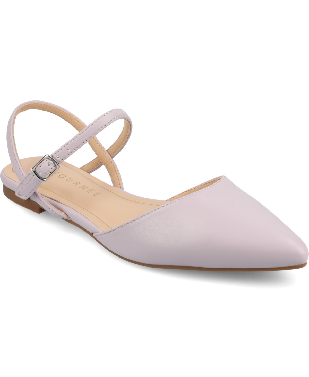 Journee Collection Martine Supernatural Shades Slingback Flat In Lilac