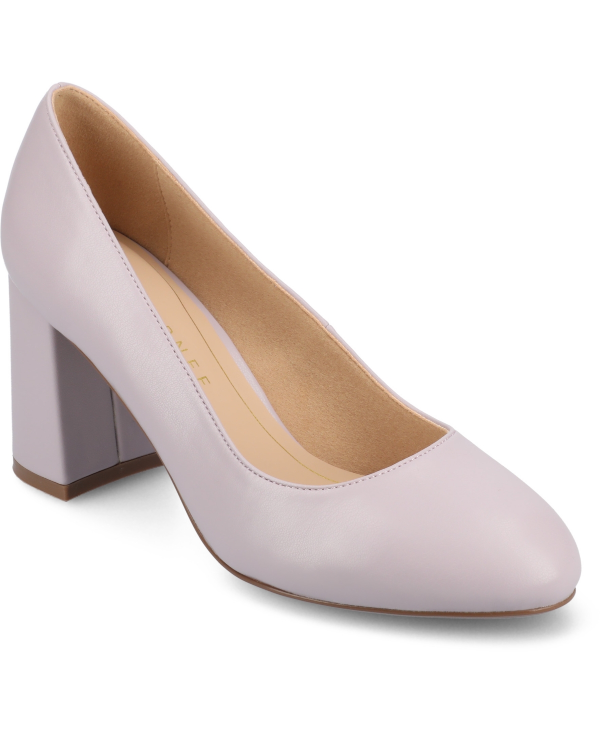 Journee Collection Women's Seraphina Round Toe Pumps In Lilac