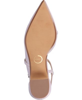 Women's Galvinn Strappy Pointed Toe Block Heel Pumps