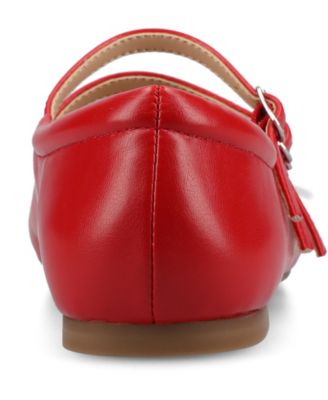 Women's Darlin Multi Strap Mary Jane Square Toe Flats