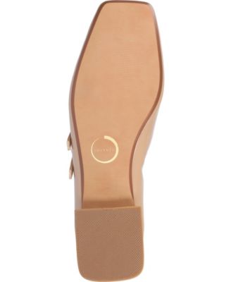 Women's Gredah Square Toe Double Strap Mary Jane Flats