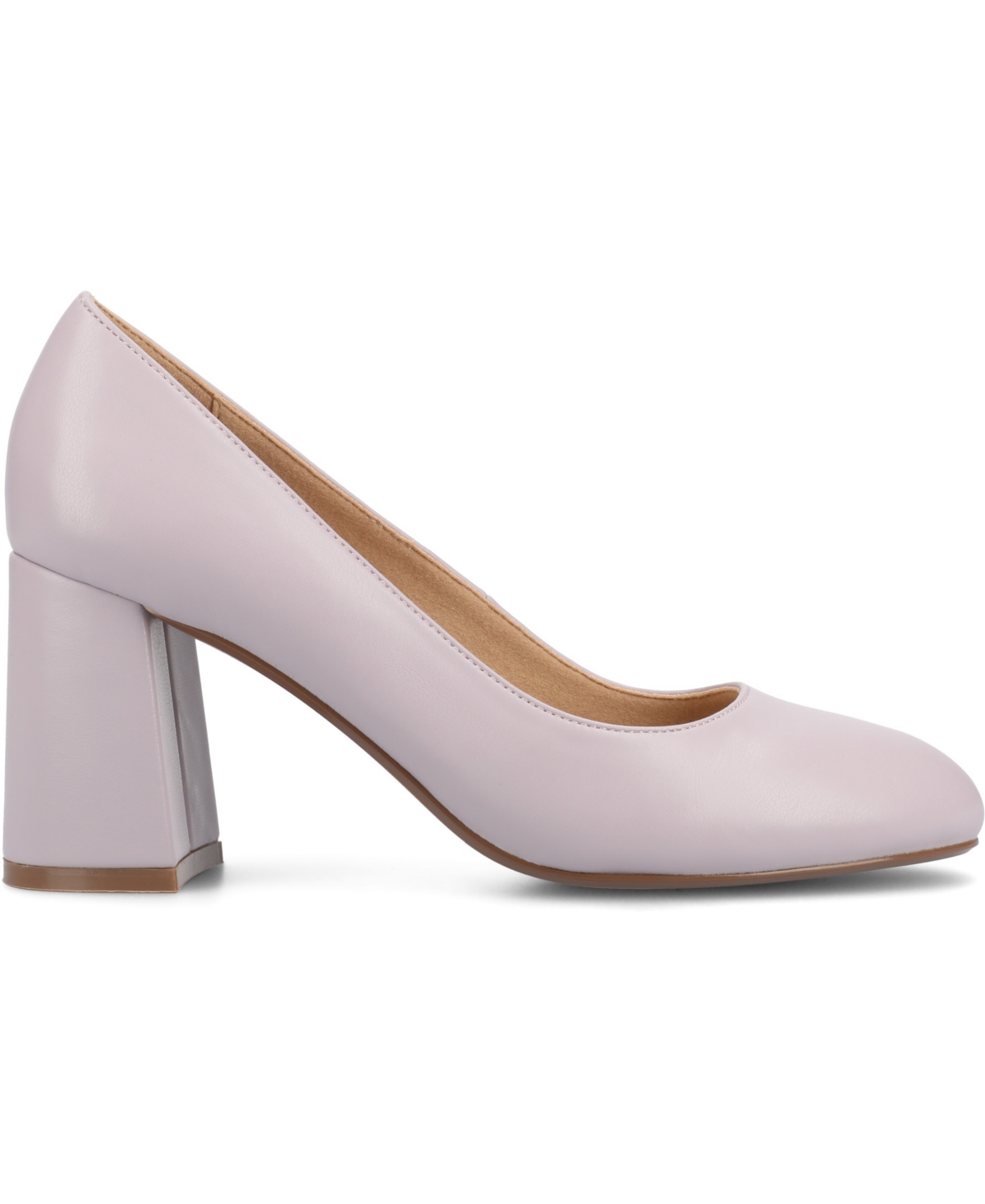 Journee Collection Women's Seraphina Round Toe Pumps In Lilac