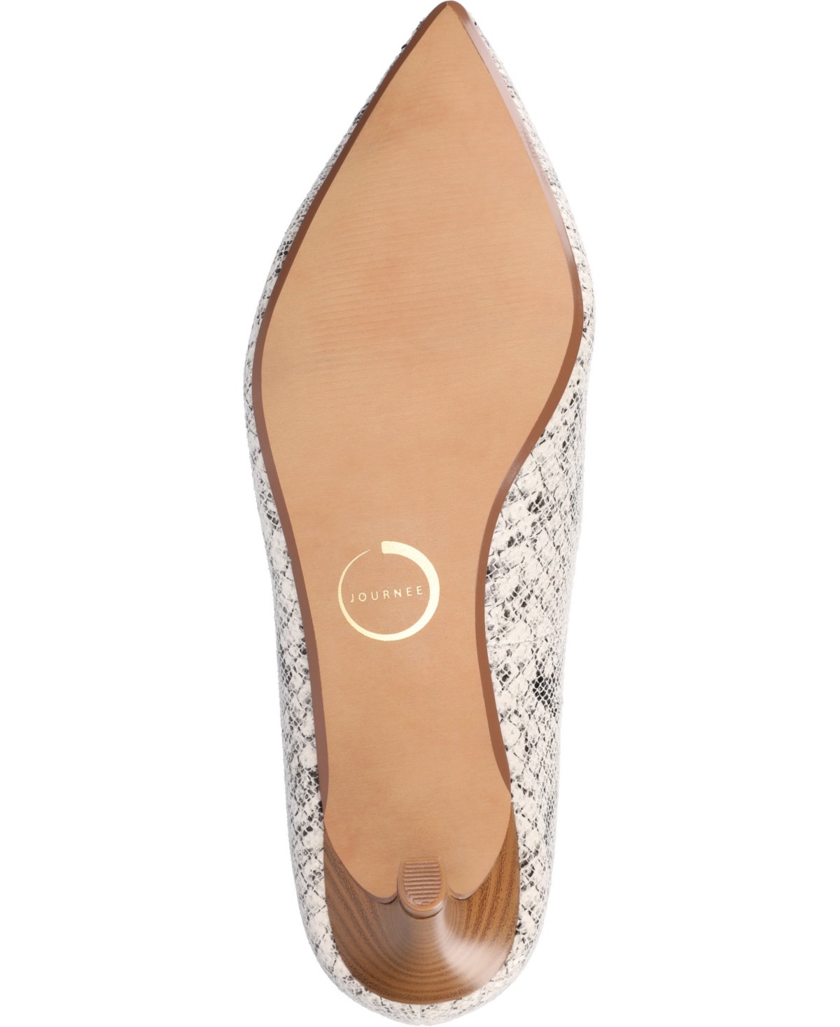 Shop Journee Collection Women's Scylee Pointed Toe Dress Pumps In Snake