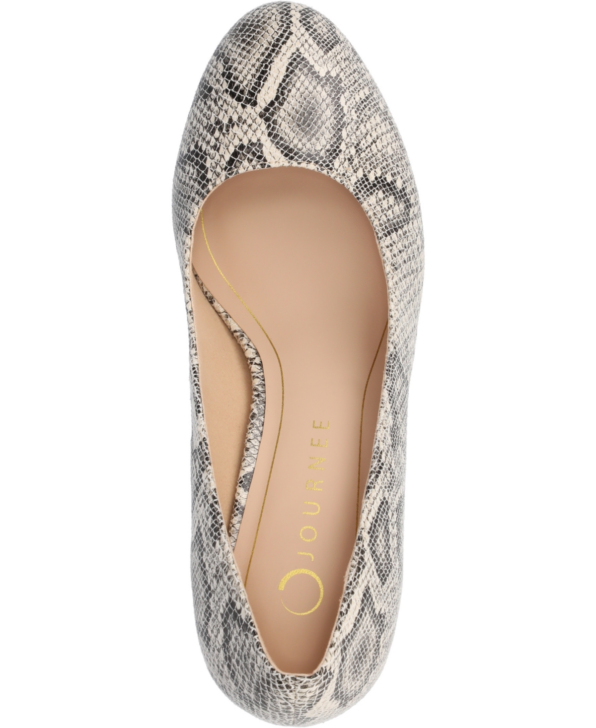 Journee Collection Women's Seraphina Round Toe Pumps In Snake