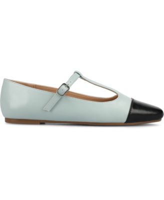 Women's Theah T-Strap Cap Toe Mary Jane Flats