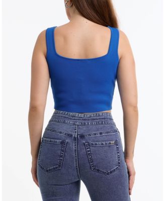 Women's Zip Front Corset Sweater Top