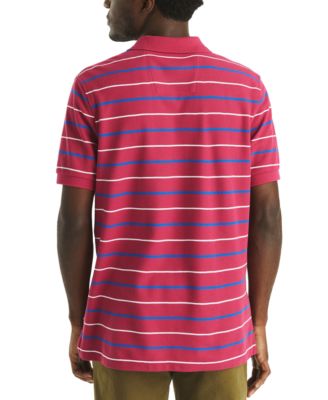 Men's Striped Classic-Fit Deck Polo Shirt