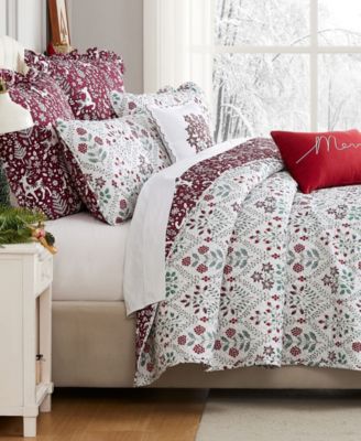 Holiday Harmony 7-Pc. Quilt Set, King/California King