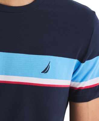 Men's Striped Cotton-Blend Classic-Fit T-Shirt