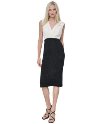 DKNY - Women's Colorblocked Bodycon Dress