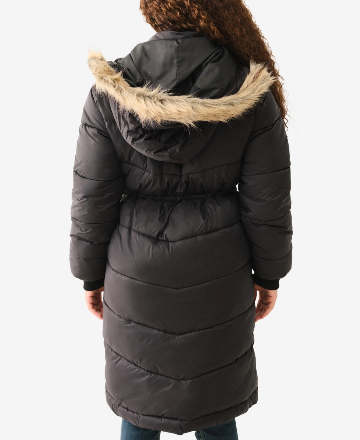 TRUE RELIGION WOMEN'S LINED HOODED PUFFER JACKET 