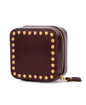 Leather Jewelry Box - Square