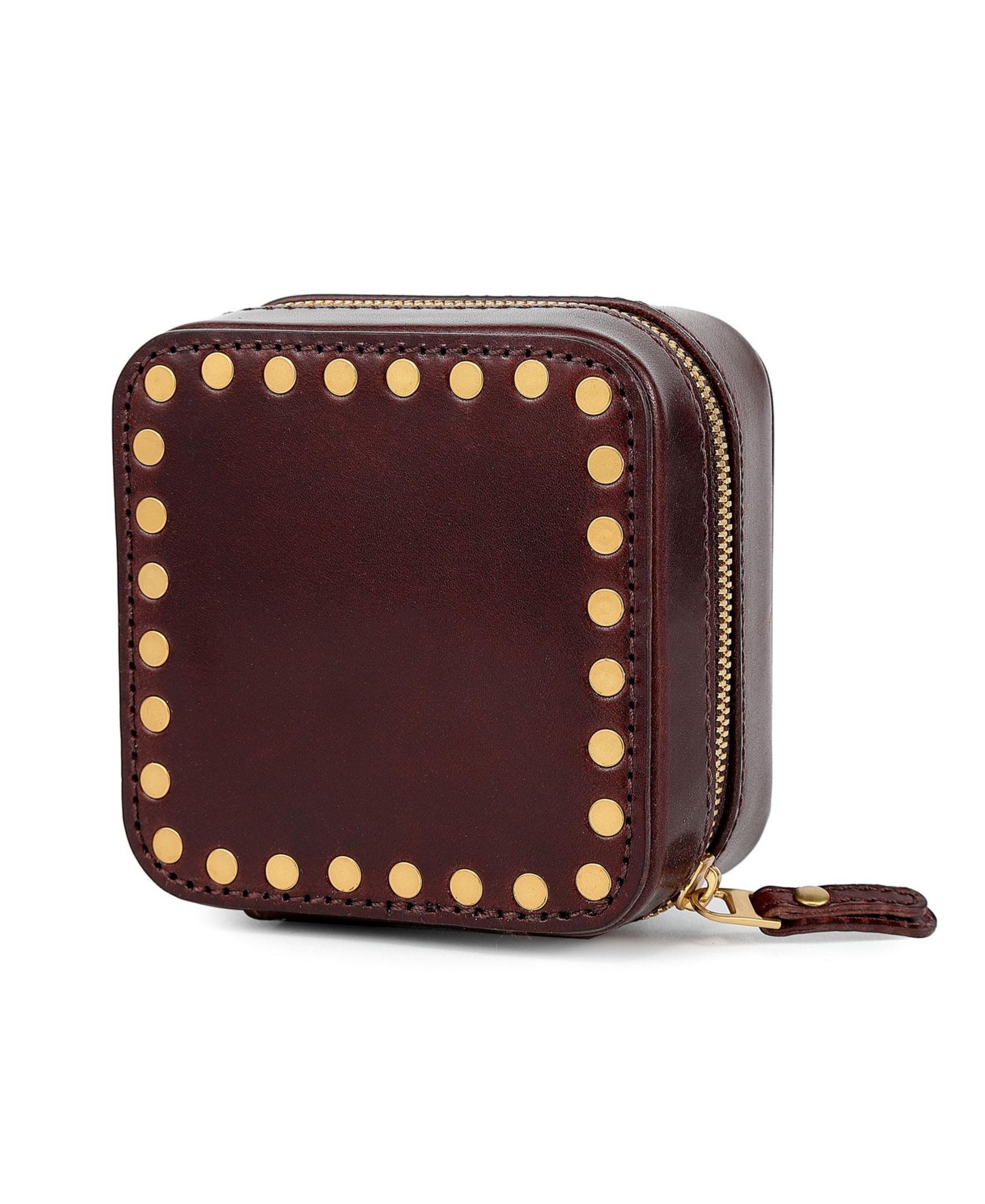 Женская сумка OLD TREND Leather Jewelry Box - Square, цвет: Коричневый — фото 4