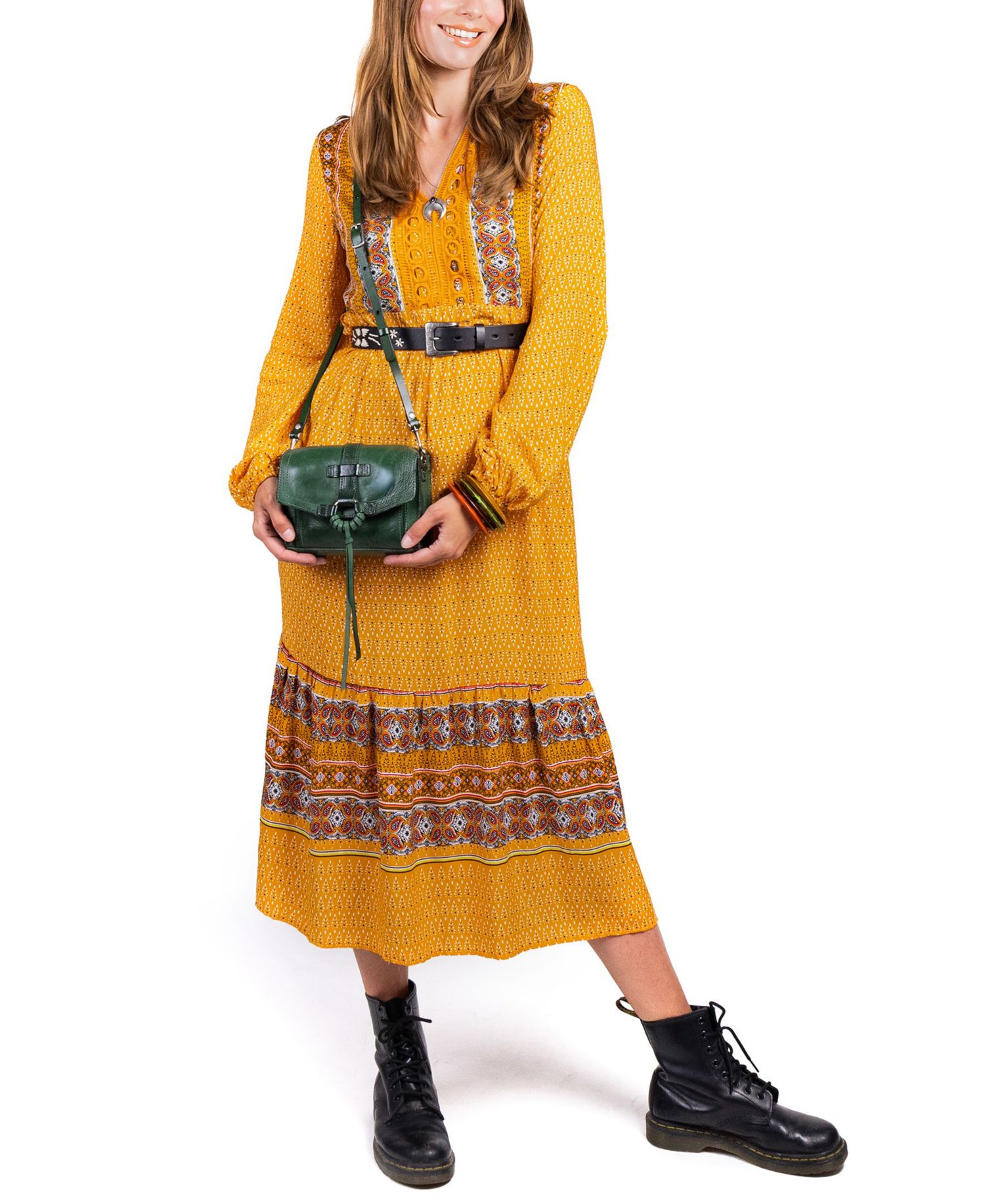 Anemone Small Leather Crossbody Bag