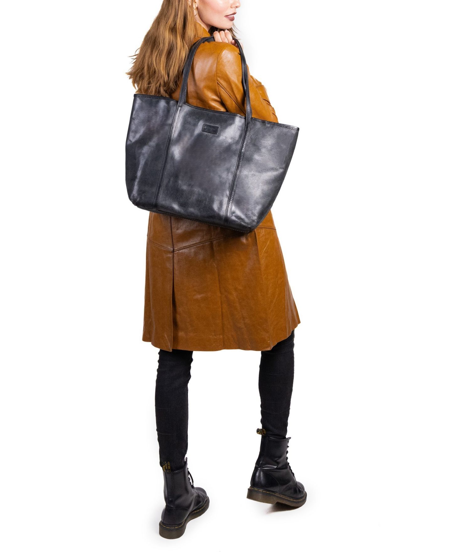 Женская сумка OLD TREND Alder Large Leather, цвет: Чёрный — фото 8