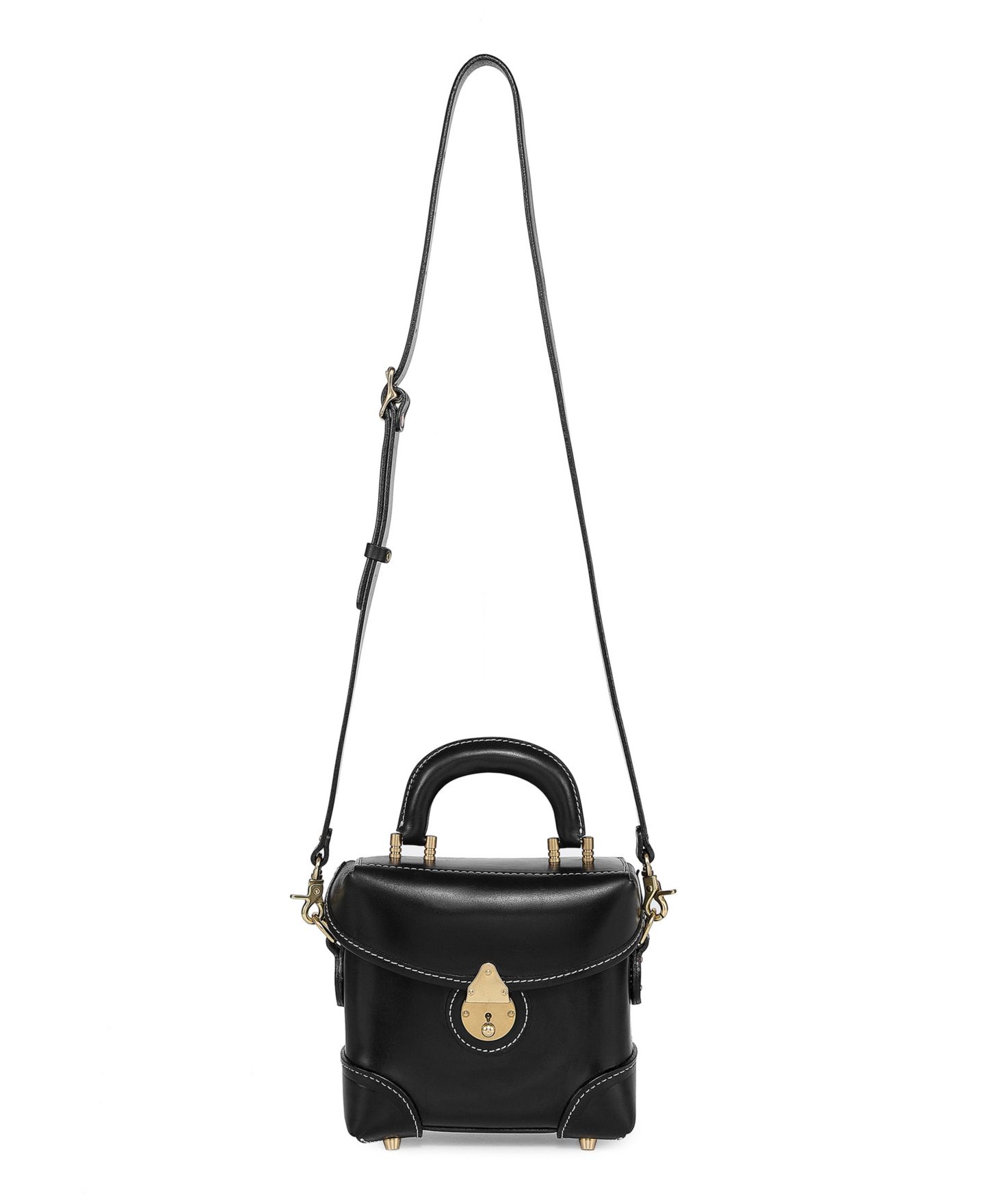Женская сумка OLD TREND Azalea Vintage Box Crossbody, цвет: Чёрный — фото 2
