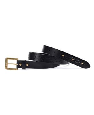 Women's Daisy Blossom Leather Belt