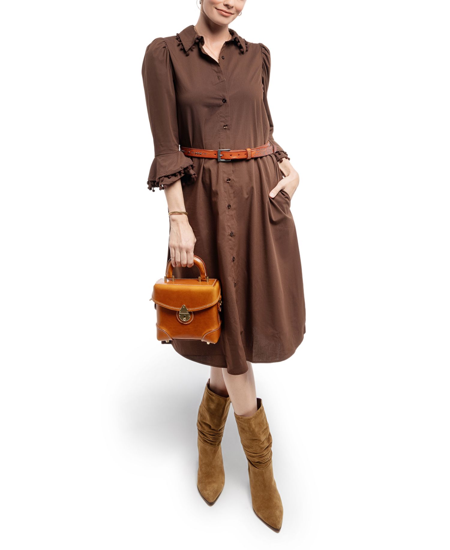 Azalea Vintage Box Crossbody Bag