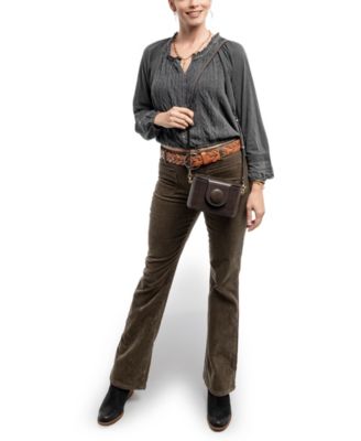 Begonia Vintage Case Crossbody Bag